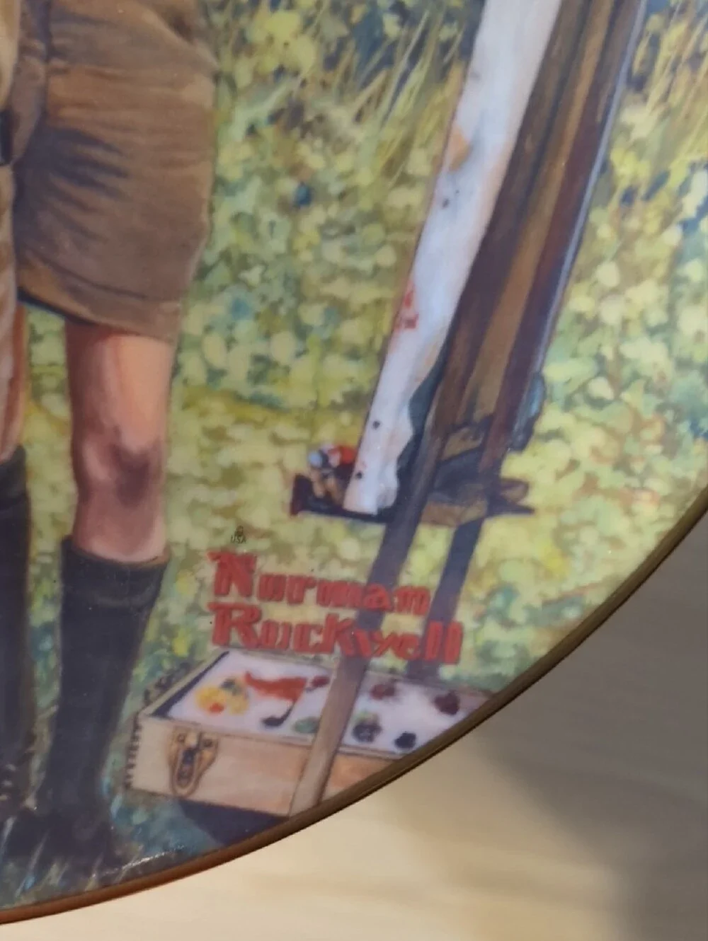 Collectible Boy Scouts Of America Norman Rockwell Decorative Plate